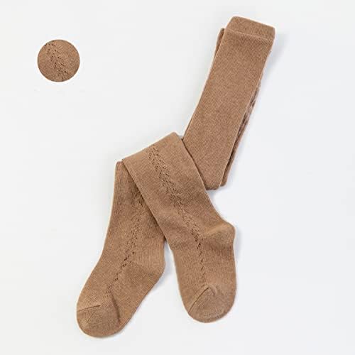 Таус асам бебешки девојки плетени чипка чипка мрежа за дишење на чорапи за деца со белишки за новороденчиња