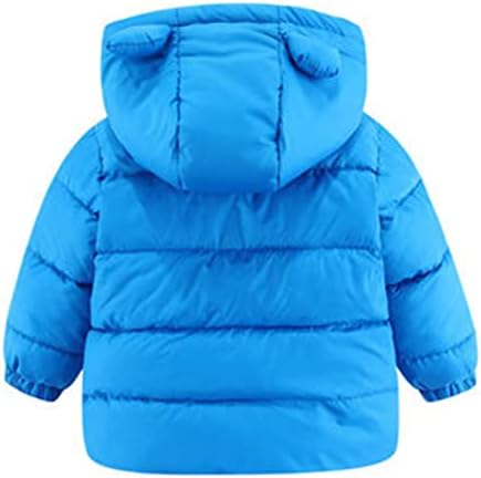 Детско дете деца бебешки грили момчиња со качулка со отворено јакна густа топла ветровионска облека облека Име бренд зимски палта за момчиња