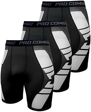Dmngup 3 пакет компресија шорцеви мажи спандекс спортски шорцеви атлетски тренингот трчање