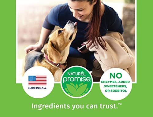 Naturel ветува свеж забен чист заби гел, 4 fl Oz - Лесен за употреба на стоматолошки гел за миленичиња што помага да се отстранат плакетата,