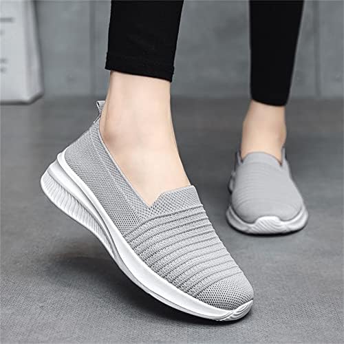 Чевли за жени чевли мода лето лето жени мрежи што дишат удобно лизгање на плитка уста лежерна модна лежерна чевли