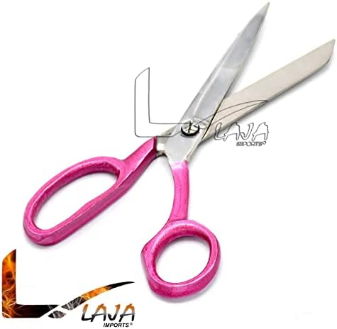 Лаја увезува скроени ножици розови тешки ткаенини сечење Тејлор смолк тапацир 7 ''