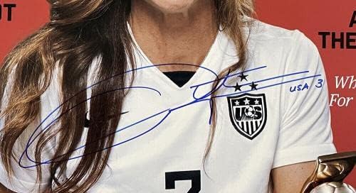 Тимот на Кристи Рампоне САД потпиша 16x20 женски фудбалски фото фанатици - автограмирани фудбалски фотографии