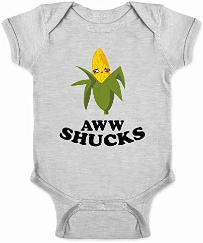 Поп-теми aww shucks уво од пченка симпатична смешно бебе дете дете девојче момче маица