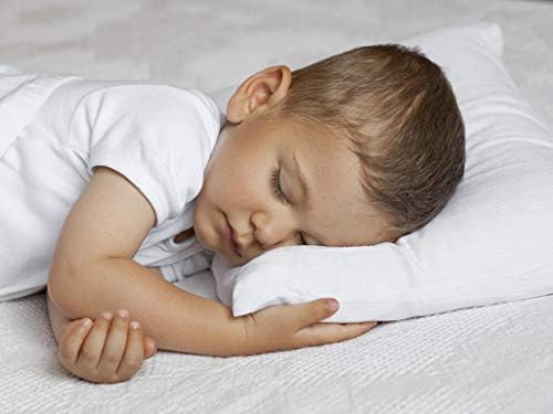 Континентална постелнина Toodler-P Перница 13 x 18-меки и хипоалергични изработени во САД-обложување на спиење за мали деца