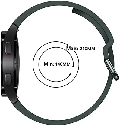 ТРДИБСК 20мм Силиконски Паметен Ремен За Часовници За Samsung Galaxy Watch4 класичен 46 42мм/Гледајте 4 44 40мм Бенд Замена Нараквица