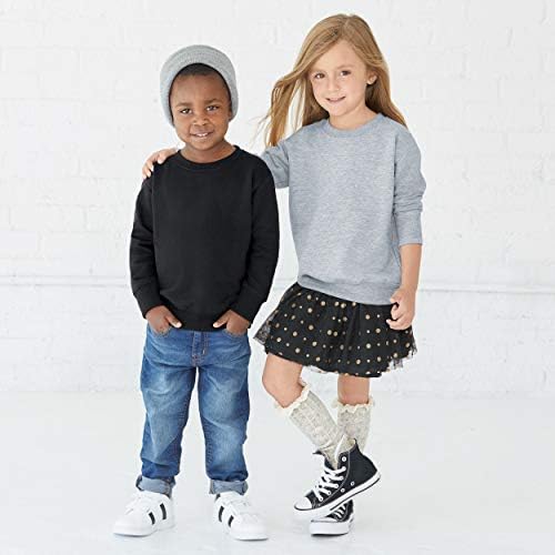 Зајак кожи Детско момче и девојче руно со долги ракави пулвер џемпер | Сет од 2 до големина 7, 3 пакувања
