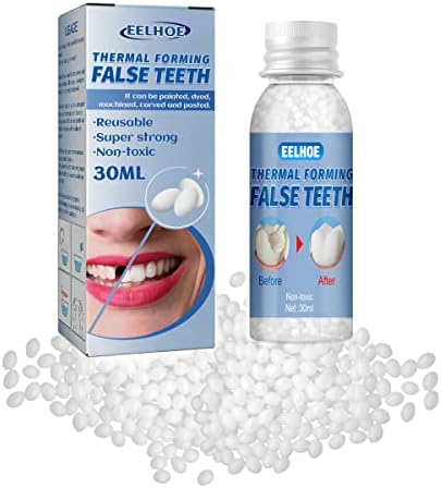 Комплет За Поправка на заби - Привремен Комплет За Замена На Забите за Привремено Обновување на Исчезнатите &засилувач; Скршени Протези