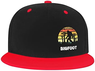 Snapback Hat Bigfoot Hip Hop за мажи и жени рамен Бил обрн прилагодлив бејзбол капа унисекс