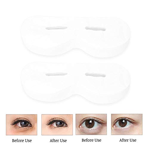 200 парчиња маска за еднократна употреба за око, памучна хартија за хартија ултра-тенки маски за очи за очи за очите за брчки и цврста