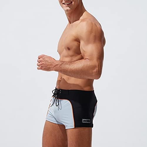 Кингагого за пливање шорцеви за мажи тенка облека за пливање секси мажите пливање стебла за џемпери шик печатени панталони за сурфање