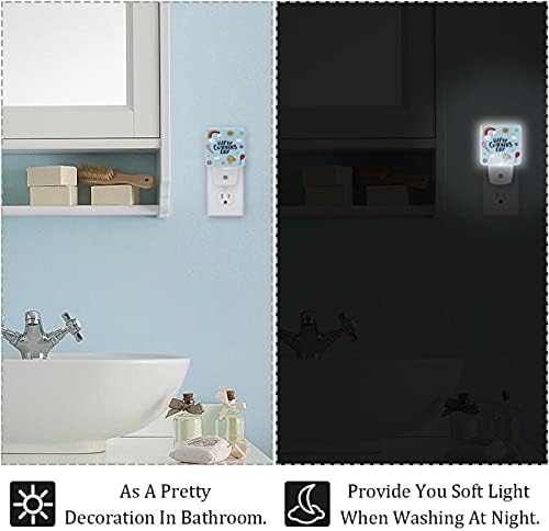 Сина дизајн предводена ноќна светлина, детски ноќни светла за приклучок за спална соба во wallидна ноќна ламба прилагодлива осветленост за