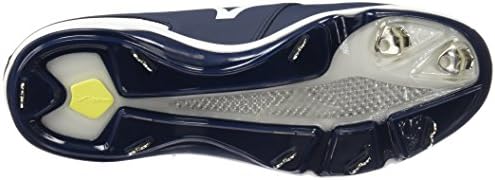 Доминантен чевли за бејзбол на ИЦ за мажи во Мизуно, морнарица бело, 7 Д САД