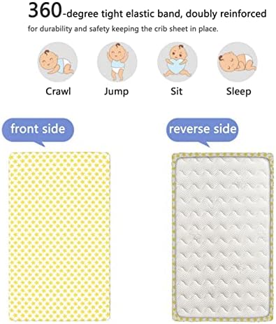 Тематски тематски вграден лист за креветчиња, стандарден сад за садови за креветчиња, меки и истегнати облеки за креветчиња за куќиште