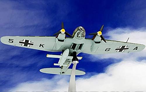 За Корги Германски Хејнкел тој 111H-22 Среден бомбаш со FI 103 Doodlebug III/kg3 Gilze Rijen Holland јули 1944 година 1/72 Diecast