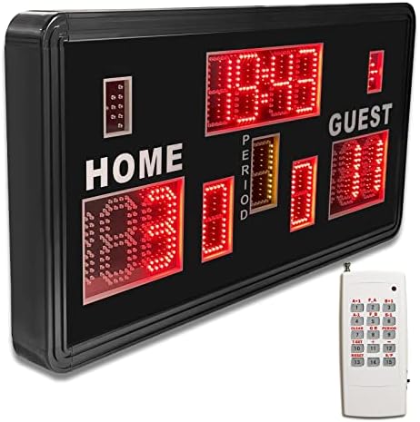 Електронска голема кошаркарска табла за YZ 35 “X18” X3, шут часовник 14/24 Второто време, wallид-монтирана професионална дигитална