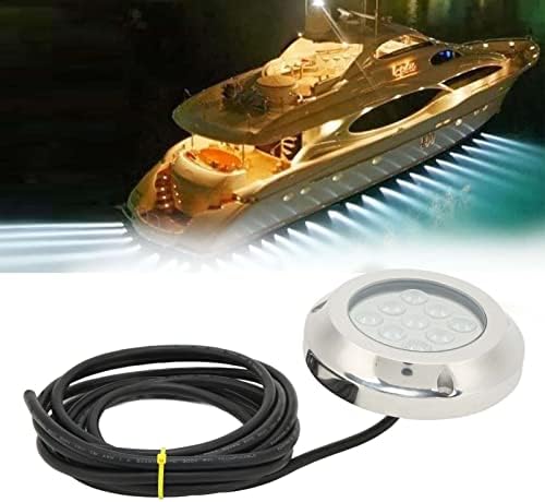 Јахта Подводно Светло, Базен Со Мала Потрошувачка На Енергија Отпорен НА Удари 12V-24V IP68 Водоотпорен За Брод
