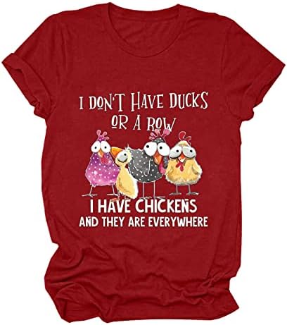 Пилешко маичка мајка симпатична маица женски кратки ракави фарма земја обични врвови за смешни изреки букви за печатење кошула за печатење