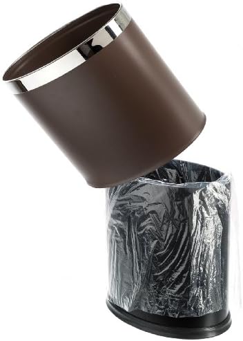 Брелсо „Инсвис-преклоп“ отворен врвен лименки за отпадоци, мала канцеларија за отпадоци, модерен домашен декор, овална форма