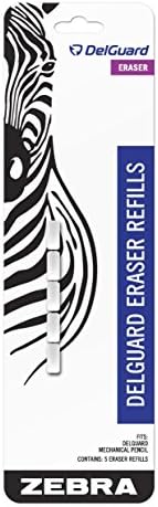 Зебра Пенкало Делгард Механичка Гума За Бришење Моливи Пополнува 5-Брои