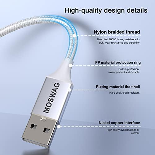 MOSWAG USB до 3,5 mm Приклучок Аудио Адаптер, USB До Aux Кабел СО TRS 4-Пол Микрофон Поддржан USB На Слушалки AUX Адаптер Надворешна Звучна