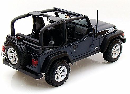 Maisto Jeep Wrangler Rubicon, Blue 31663-1/18 Scale Diecast Model Toy Car Car Car Car