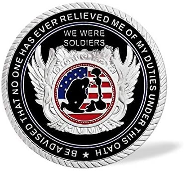 Американската Воена Монета Ветеран Предизвик Монета Армијата Војници Заклетва