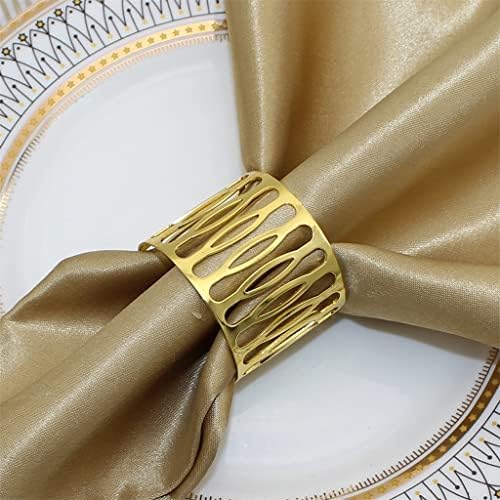 Декор на масата BHVXW, шутирајќи ги држачите за прстени од салфетка, сервис тока за венчаница Божиќна забава