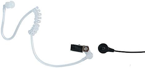 Кликон Кенвуд радио слушалки, 2 пински тајни акустични цевки слушалки со слушалки со PTT MIC за Baofeng Puxing Wouxun 2 Way Radio Walkie Talkie