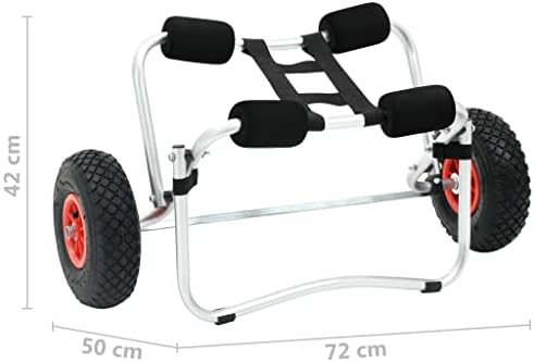 Тролевичка количка на топинн, количка за пена кајак количка за кајак за брзо вчитување вода