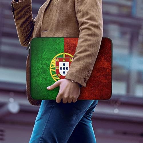 Гроздобер португалско знаме водоотпорна лаптоп торба Бизнис случајна лаптоп кутија тенок компјутерска торба за чанти
