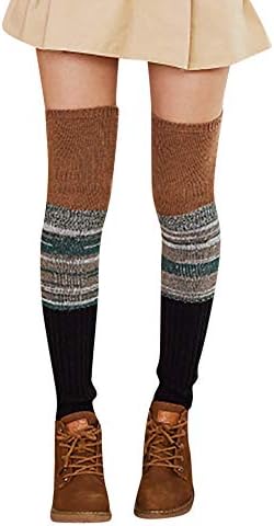 Miashui Wombat чорапи топла капчиња волна плетена чорапи затоплувачи на нозе Зимски хеланки дами жени чорапи чорапи со големина 12