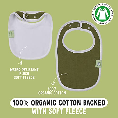 5 -пакувања Муслин бебешки крпи и органски бебиња за бебиња за момчиња и девојчиња - Бела бамбус памучна крпа од памук - органски памучни заби