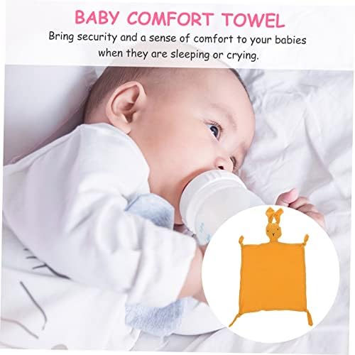 Toyandona чиста памучна смирувачка пешкир кадифен зајаче новороденчиња играчки за играчки за новороденчиња за бебиња за новороденчиња, смирувачки