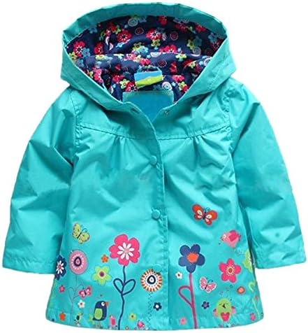Таојјан симпатична качулка за надворешни работи за бебиња девојки деца водоотпорен капчен палто јакна од дожд