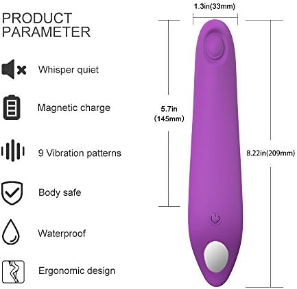 Omekiida Femaleенски мастурбатор вибратор силиконски USB полнење со 9 вибрации g место вибратор за масажа секс играчки за жени