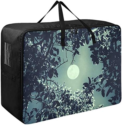 Торба за складирање на облека од емеливор подложена на ватенка - торба за организатори на ноќни шуми со голем капацитет со патокази за складирање на декорации за сп
