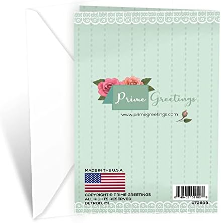 Премиер честитки за Денот на сопругата на Валентин, направена во Америка, еколошки, дебели картички со премија плик 5in x 7,75in, спакувани