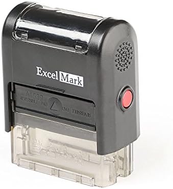 Само за депозит - Excelmark A1539 Self Inking Rubber Bank Pamp - Сино мастило
