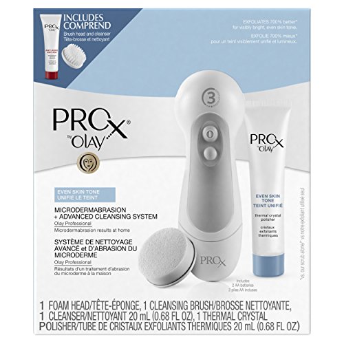 Prox од Olay Microdermabrasion плус напреден систем за четки за чистење на лицето