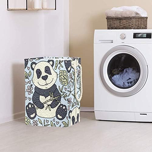 Unicey Panda Bear Doodle Model Водоотпорен алишта за перење алишта за домови за домашен организатор бебе Хампер