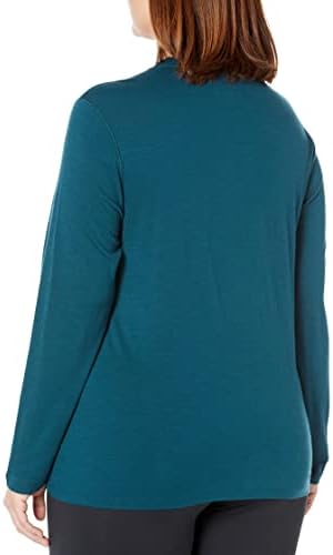SmartWool Women'sенски плус големина класичен слој за мерино волна од мерино-долг ракав