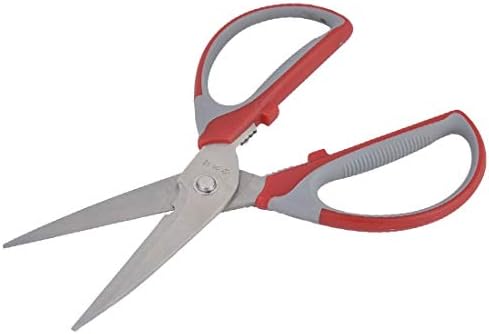 Нов LON0167 не'рѓосувачки челик има добра рачка за добра изведба зафат за сигурна ефикасност занаетчиска хартија за хартија за хартија ножици за ножици црвена