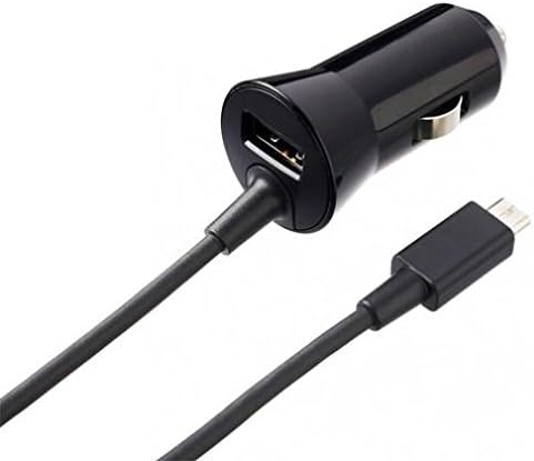 1.8а полнач за автомобили DC Полесен адаптер за напојување USB Port Micro USB Coiled Cable за Verizon Samsung Galaxy S5 - Verizon Samsung Galaxy