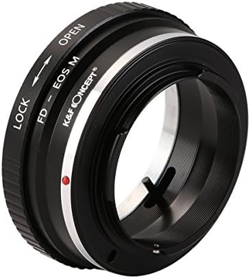 Адаптер за концепти K&F за канонски FD монтирање на леќи на Canon EOS M1 M2 M3 камера