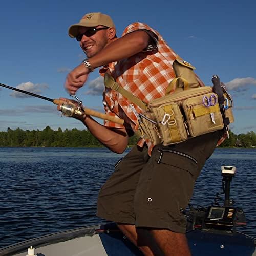Риболов риболов торба за риболов прашка пакет преносен мувачки торба за риболов торба со кутии со држач за шипки