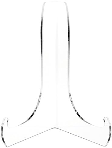 Плимор Јасен Акрилен Агол Од 60 Степени Триножник Со Плитки Потпорни Корнизи, 7,5 H x 5,75 W x 4,75 D