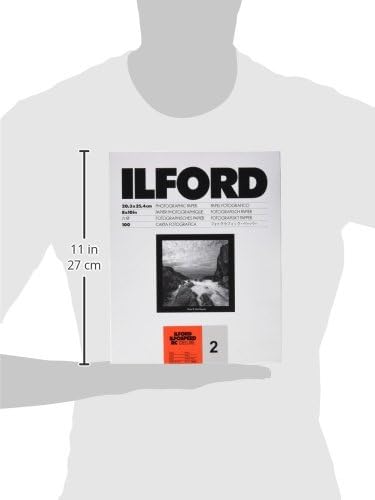 Илфорд Ilfospeed RC Делукс Смола Обложени Црна &засилувач; Бело Зголемување На Хартија-8x10 -100 Листови-44M-Бисер Површина-Одделение