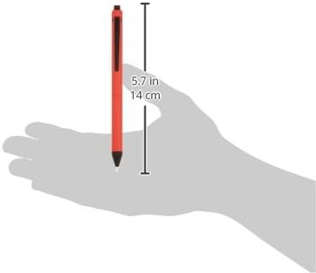 Хелветица хелветица мултифункционално пенкало 4ин1 црвено