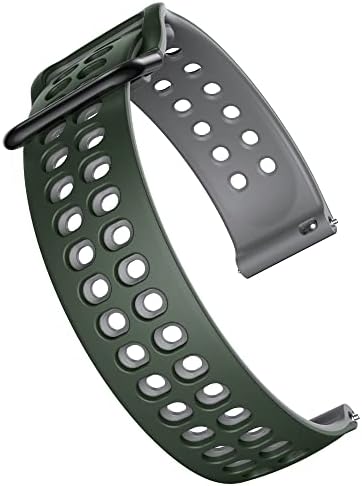 Sawidee Smart Watch Band за Garmin Ferrunner 245 Силиконски Ремен За Нараквици За Garmin Vivoactive 3 /Претходник 245M 645 Нараквица